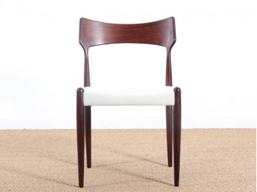 4 Danish mid-century dining chairs in Rio rosewood by Bernhard Pedersen & Søn