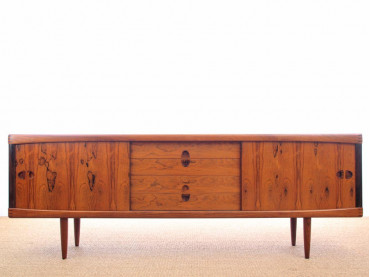 Danish mid-century modern sideboard in Rio rosewood by H. W. Klein