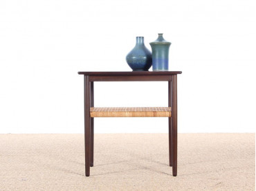 Petite table d'appoint scandinave en palissandre de Rio