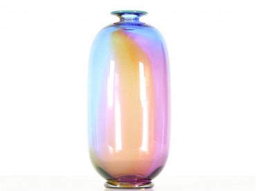 Scandinavian blown glass vase 