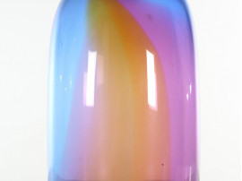 Vase violet en verre soufflé 