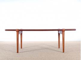 Danish mid-century modern coffee table in teak