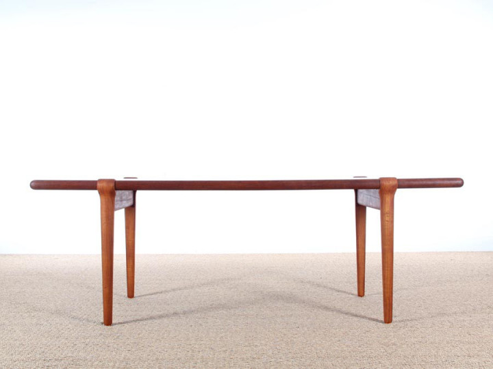 Danish mid-century modern coffee table in teak