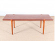 Danish mid-century modern coffee table in teak