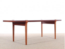 Danish mid-century modern coffee table in teak