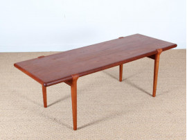 Danish mid-century modern coffee table in teak