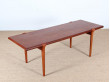 Danish mid-century modern coffee table in teak