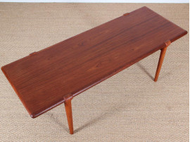 Danish mid-century modern coffee table in teak