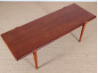 Danish mid-century modern coffee table in teak