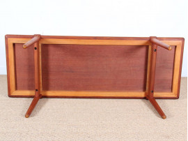 Danish mid-century modern coffee table in teak