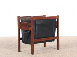 Danish mid-century modern magazine holder i  rio rosewood