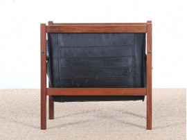 Danish mid-century modern magazine holder i  rio rosewood