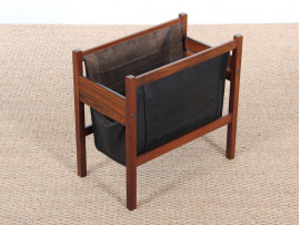 Danish mid-century modern magazine holder i  rio rosewood