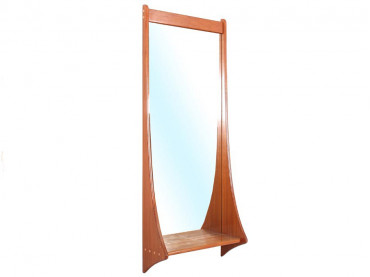 Scandinavian mirror in teak