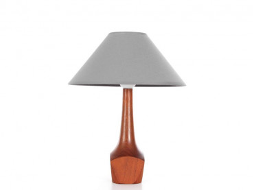 Small Scandinavian desk lamp in teak