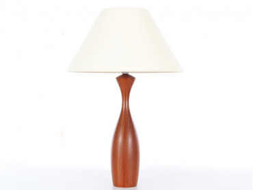 Grande lampe scandinave en teck