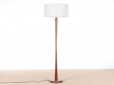 Lampadaire scandinave en teck 