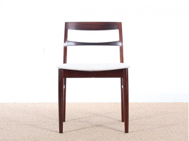 Mid-Century Modern scandinavian set of 4 Rio rosewood chairs by  henning kjaernulf