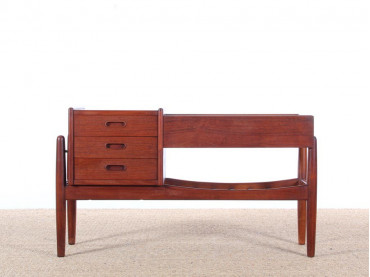 Danish modern rosewood planter table