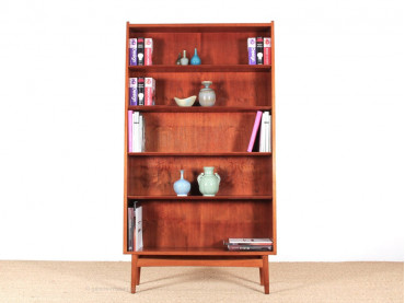 Scandinavian bookcase in teak