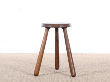 Tabouret tripode frêne