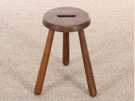 Tabouret tripode frêne