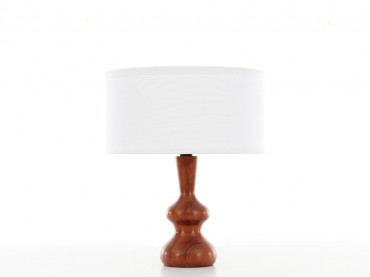 Small danish mid modern design lamp in teck