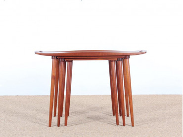 Teak nesting tables