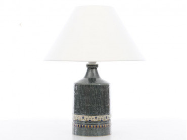 Mid-Century Modern ceramic table lamp by Yngve Blixt for Höganäs