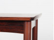 Mid-Century Modern scandinavian pair of side tables in Rio rosewood 