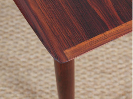 Mid-Century Modern scandinavian pair of side tables in Rio rosewood 