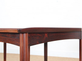 Mid-Century Modern scandinavian pair of side tables in Rio rosewood 