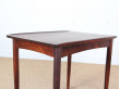 Mid-Century Modern scandinavian pair of side tables in Rio rosewood 