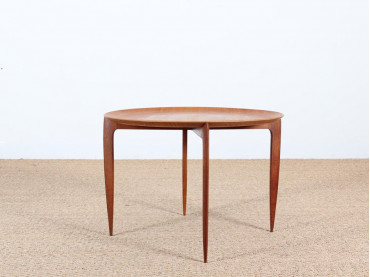 table-plateau scandinave en teck