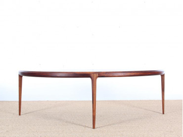 Table basse scandinave en palissandre de Rio