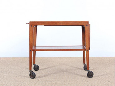 Mid-Century Modern serving trolley in teak by Yngve Ekström for Källemo