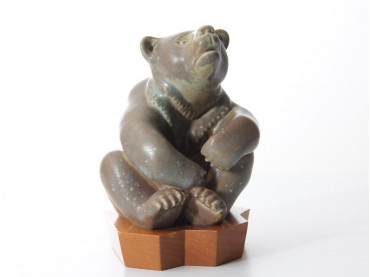 Mid-Century Modern ceramic bear by Gunnar Nylund