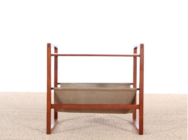 Scandinavian magazine rack in rosewood