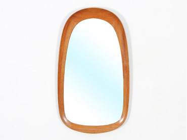 Mid-Century modern mirror in mahogany