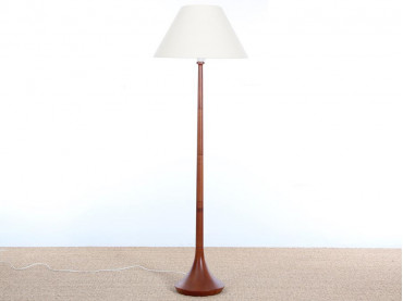 Lampadaire scandinave en teck 