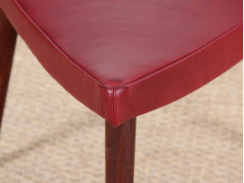 Mid-Century  modern danish 3 legs stool in teak