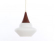 Suspension scandinave en opale et teck