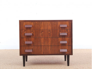 Mid-Century modern small chest of drawers in Rio rosewood