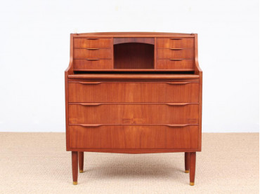 Mid-Century modern secretary in teak