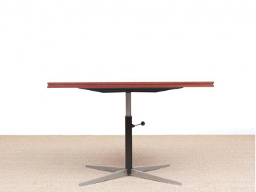 Mid-Century  modern ajustable coffe/dining table in teak by Wilhelm Renz