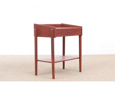 Mid-Century  modern scandinavian bedside teak table by Børge Mogensen, model 148