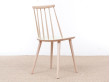 Mid-Century  modern scandinavian 216 Stick Back chair by Thomas Harlev, colored seat New edition. 