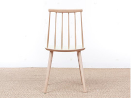 Mid-Century  modern scandinavian 216 Stick Back chair by Thomas Harlev, colored seat New edition. 