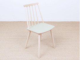 Mid-Century  modern scandinavian 216 Stick Back chair by Thomas Harlev, colored seat New edition. 