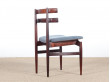 Mid-Century Modern Danish set of 4 chairs in Rio rosewood by Poul Hundevad